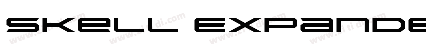 Skell ExpandedBold字体转换